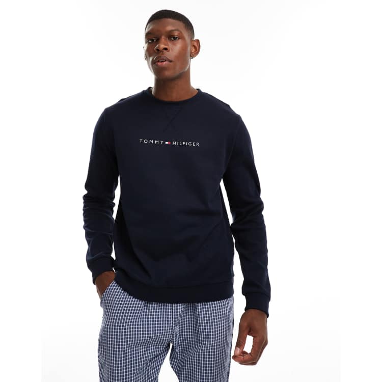 Tommy Hilfiger Original lounge sweatshirt in navy ASOS