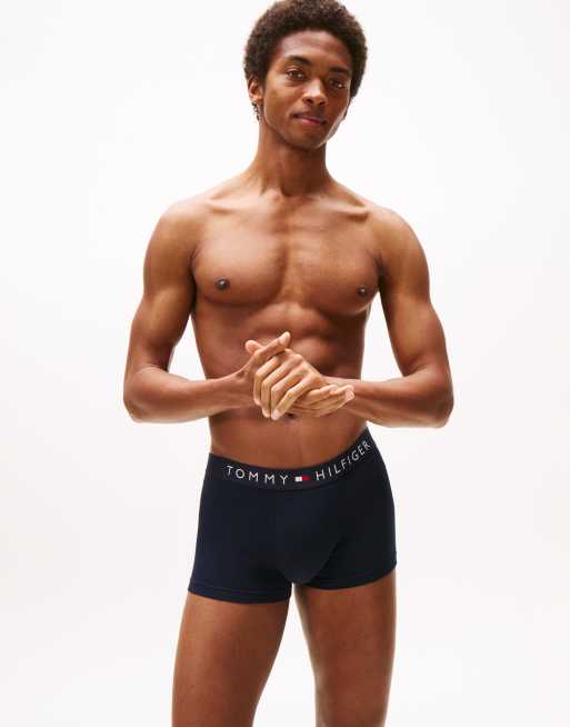 Tommy Hilfiger – Original – Marinblå boxershorts, 3-pack, 2 av 3