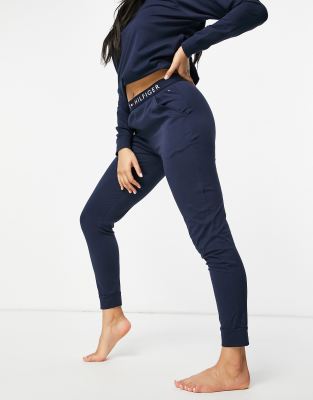 Tommy Hilfiger Women's Th Flex Hampton Cuffed Chino Straight-leg Pants, Created For Macy's In Navy