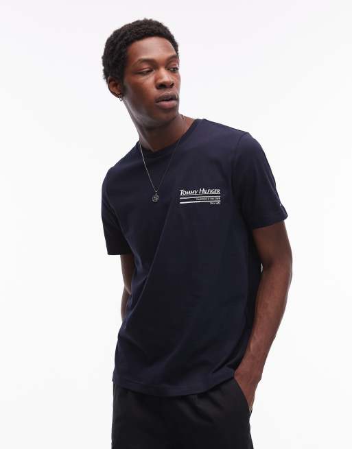 Tommy Hilfiger outline sailing t-shirt in navy, 2 of 4