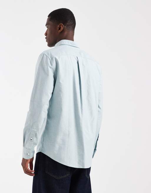 Tommy Hilfiger – Oxford-Hemd in Hellgrün mit regulärem Schnitt, 3 von 5