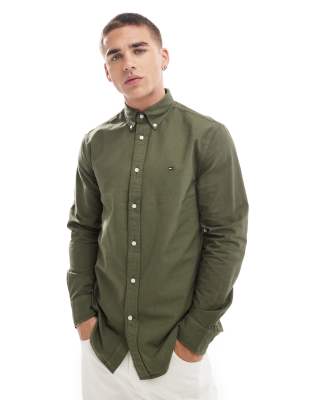 Tommy Hilfiger oxford shirt in army green