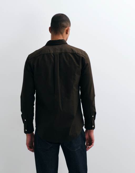 Tommy Hilfiger oxford shirt in brown, 5 of 5