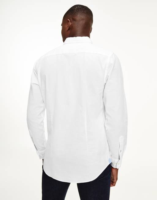 tommy hilfiger slim fit dress shirt white 1995 Gianni Versace Couture Fitted Little Black Dress w Plunge Back & –  Shrimpton Couture