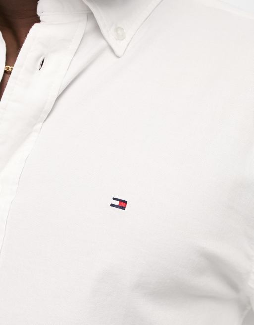 Tommy hilfiger best sale white shirt