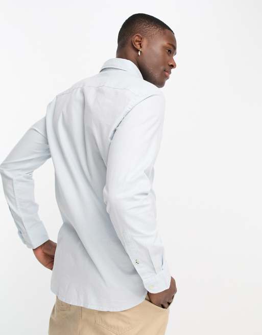 Tommy Hilfiger oxford shirt with stretch regular fit in blue, 2 of 4