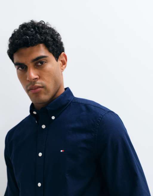 Tommy Hilfiger oxfordskjorta i navy, 3 av 5