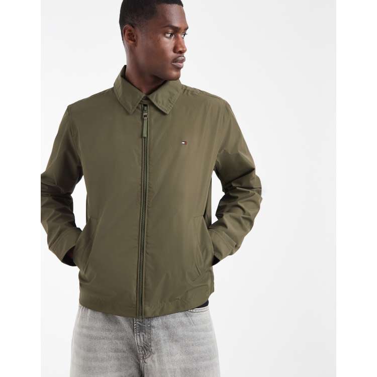 Tommy Hilfiger packable Ivy zip jacket in olive green | ASOS