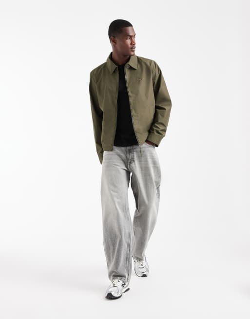 Tommy Hilfiger packable ivy zip jacket in olive green, 2 of 5
