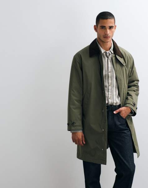 Tommy Hilfiger padded coat in khaki green - view 1
