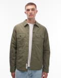 [Tommy Hilfiger] Tommy Hilfiger padded shacket in khaki green L MGREEN