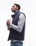 [Tommy Hilfiger] Tommy Hilfiger padded vest in navy XL Desert Sky