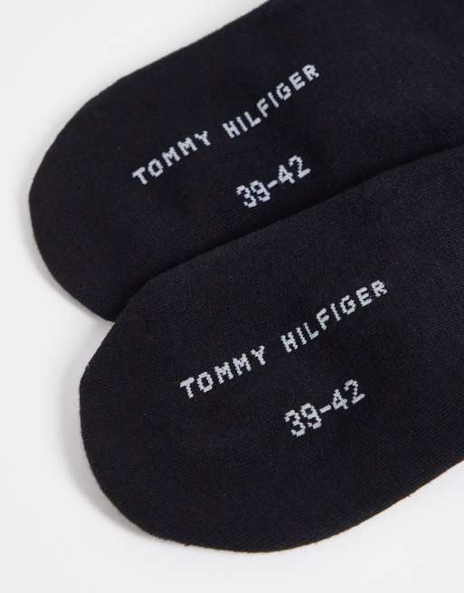 Tommy Hilfiger - Pakke med 2 par no show-sokker med flaglogo i sort, 2 af 4