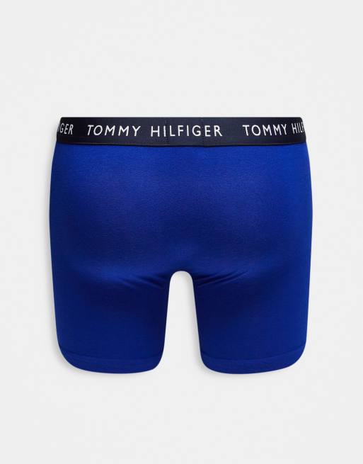 Tommy Hilfiger - Pakke med 3 par boksershorts i orange/blå/marineblå, 2 af 4