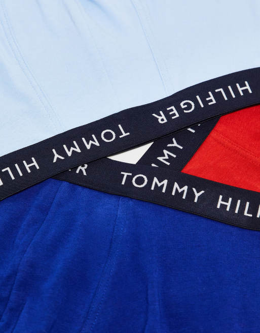 Tommy Hilfiger - Pakke med 3 par boksershorts i orange/blå/marineblå, 3 af 4