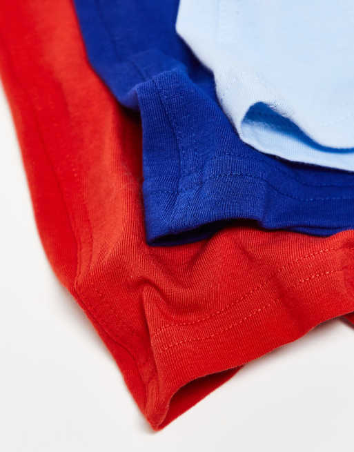 Tommy Hilfiger - Pakke med 3 par boksershorts i orange/blå/marineblå, 4 af 4