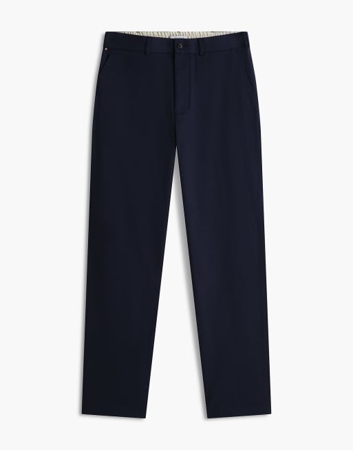 Tommy Hilfiger pantalon chino Dover coupe droite regular à taille élastiquée bleu marine, 5 de 6