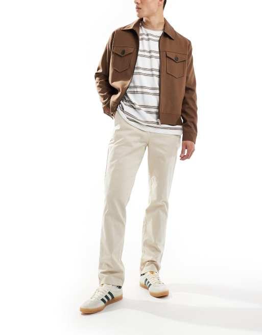 Tommy Hilfiger - Pantalon chino en sergé - Beige