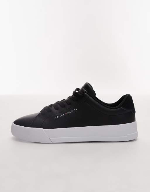 Tommy Hilfiger - Pebble Grain Court - Sneakers in zwart, 2 van 5