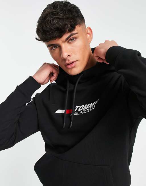 Tommy hilfiger deals essential logo hoodie