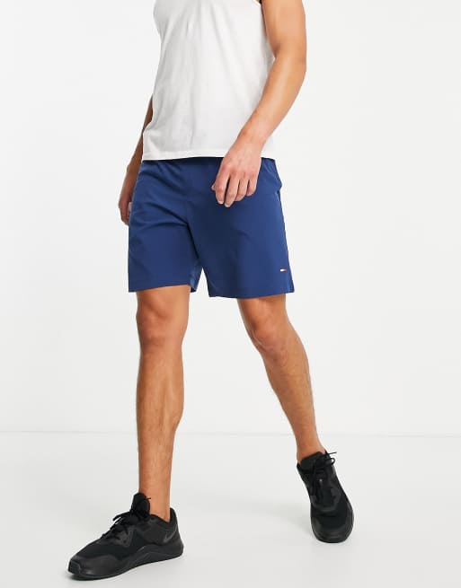 Tommy Hilfiger - Performance short met vlaglogo in blauw