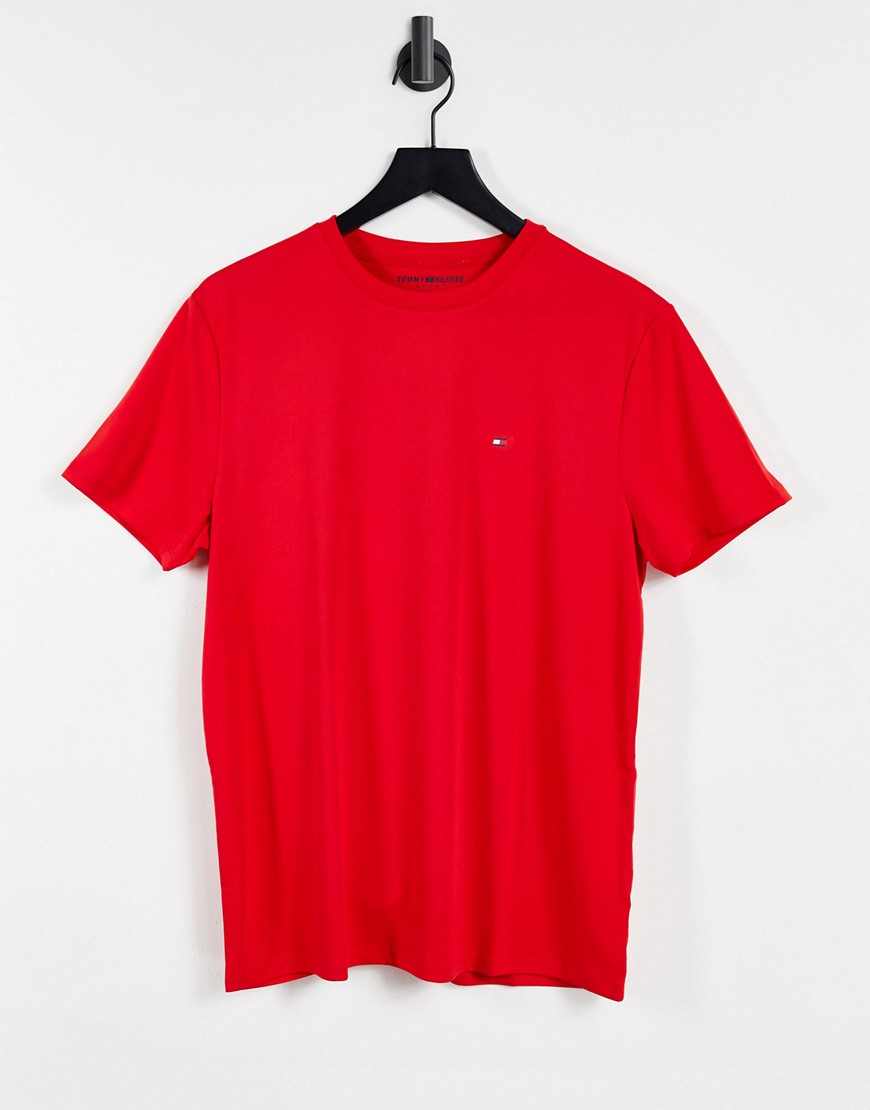 Tommy Hilfiger performance sport T-shirt-Red