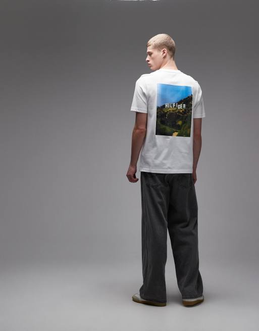 Tommy Hilfiger photo print t-shirt in white, 2 of 5