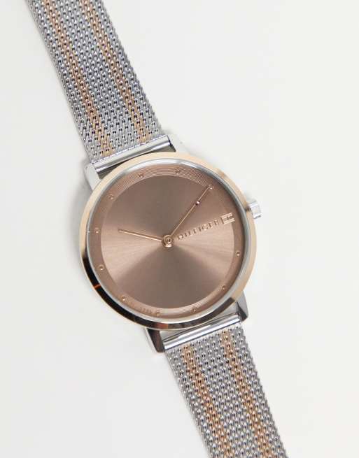 Tommy Hilfiger pippa mesh strap watch ASOS