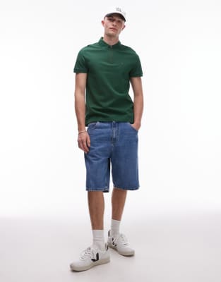 Tommy Hilfiger Pique 1/4 Zip Polo Shirt