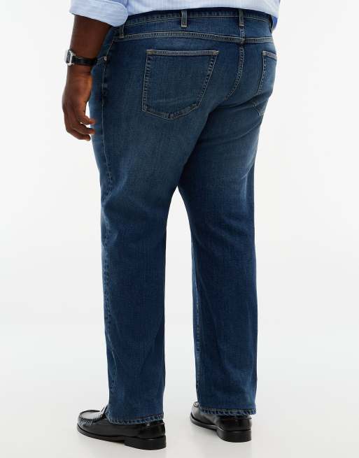 Tommy Hilfiger Plus madison slim straight faded jeans in matt blue, 5 of 7
