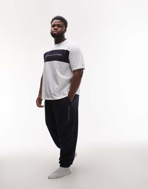 Tommy Hilfiger Plus – Original – Jogginghose in Marineblau