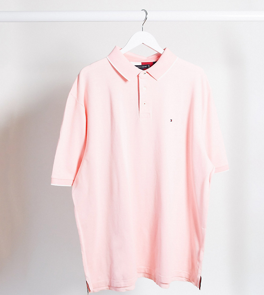 Tommy Hilfiger PLUS oxford polo shirt-Pink