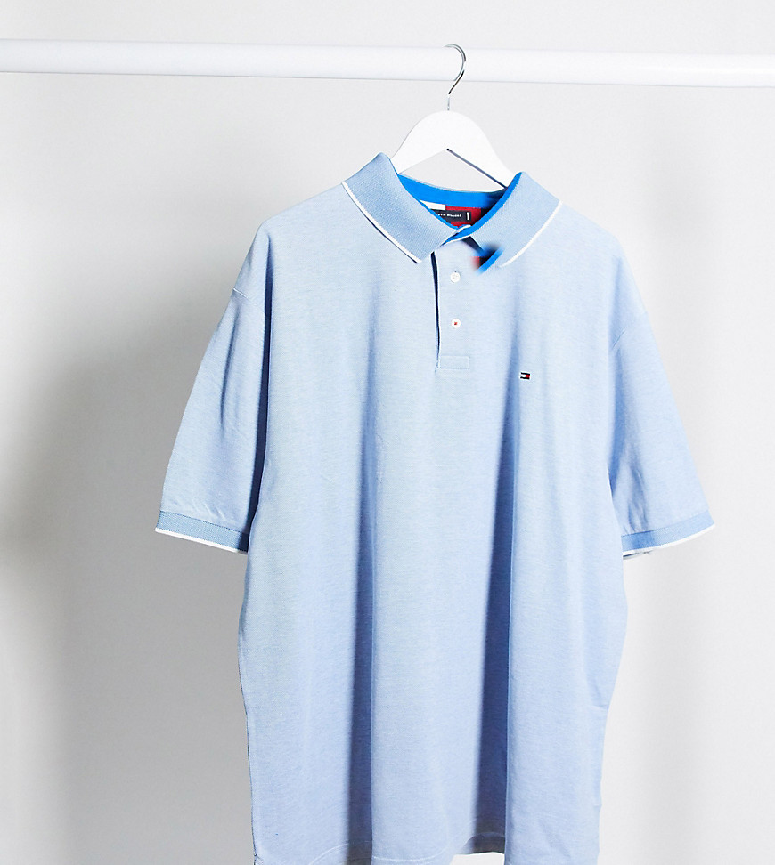 Tommy Hilfiger PLUS oxford polo shirt-Blue