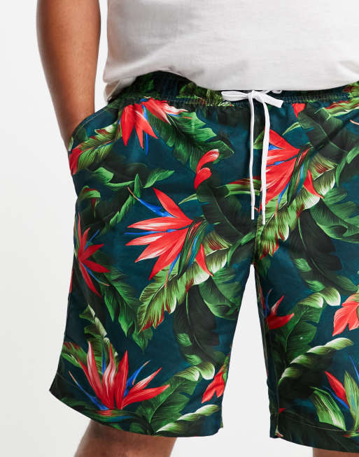 Tommy Hilfiger Plus swim shorts in vintage tropic ASOS