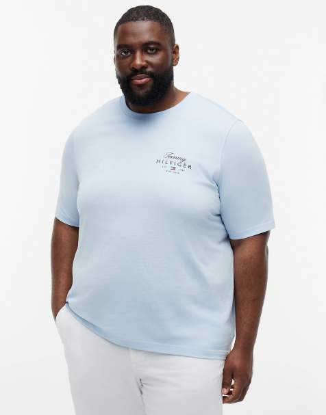 Tommy Hilfiger Plus - T-shirt ras de cou en jersey avec logo - Bleu foncé - view 1