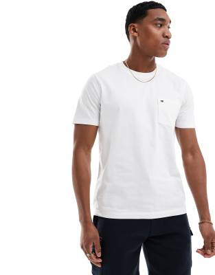 pocket t-shirt in white