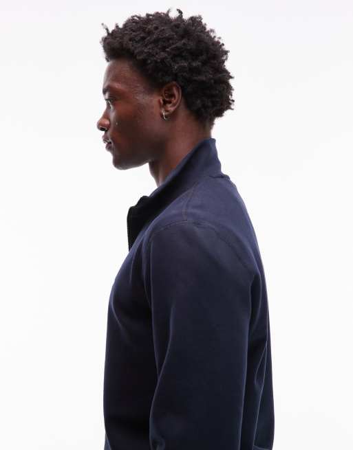 Tommy Hilfiger - Polaire basique à logo et col zippé - Bleu marine , 4 de 5