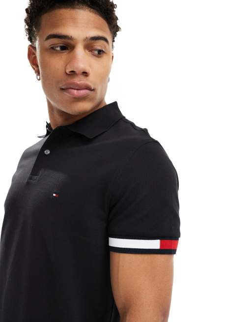 Tommy Hilfiger Polo ajuste Noir