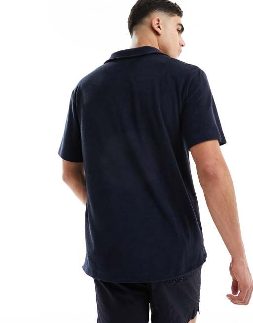 Tommy Hilfiger - Polo avec motif drapeau - Bleu marine , 2 de 4