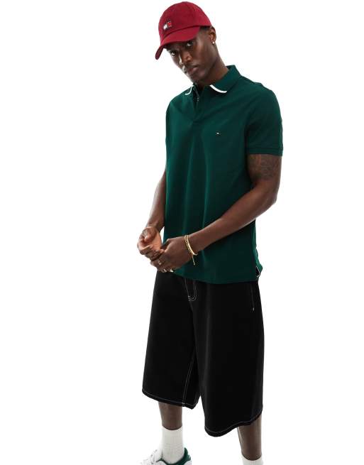 Tommy Hilfiger - Polo coupe classique - Vert olive