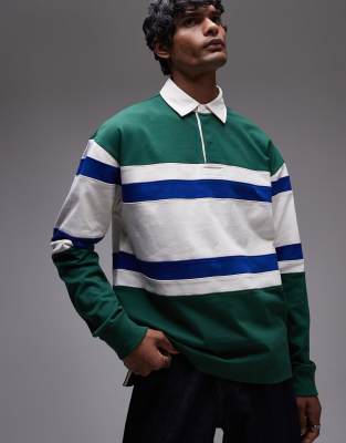 Tommy Hilfiger - Polo de rugby décontracté effet color block - Multicolore