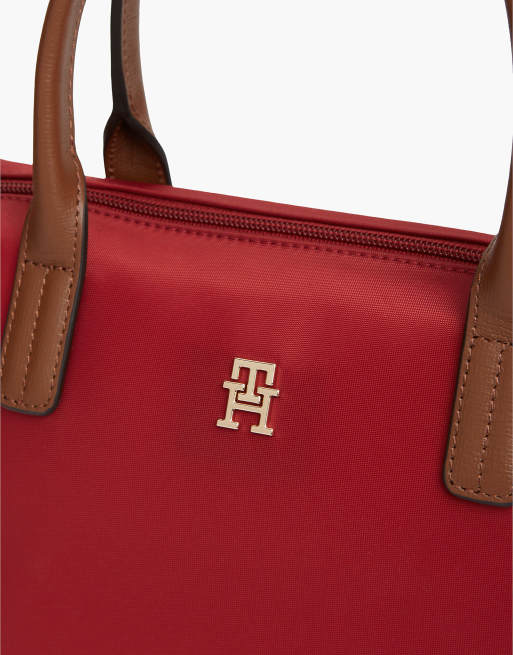 Tommy Hilfiger Popette crossbody tote bag in red, 5 of 5