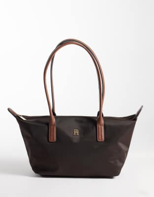 Tommy Hilfiger Popette East West Tote Bag In Brown