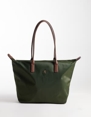 Tommy Hilfiger popette maxi tote bag in khaki