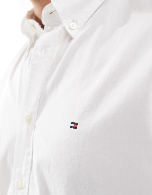 tommy hilfiger slim fit dress shirt white Versace Cream Knit Rose Gold Medusa Button Fitted Dress Size I 38 UK 6 –  Afashionistastore main image 0