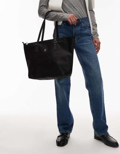 Tommy Hilfiger poppy tote bag in black, 2 of 4