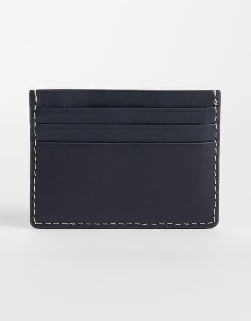 Tommy Hilfiger - Portacarte blu navy con logo in rilievo, 3 di 3