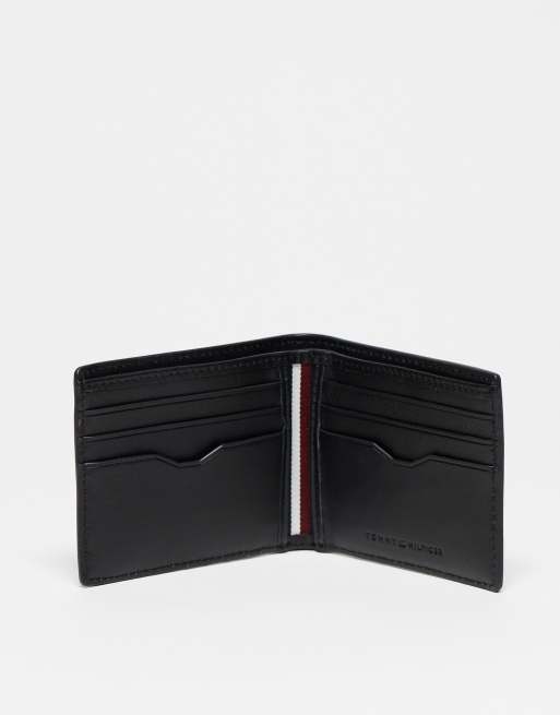 Tommy Hilfiger Portafoglio piccolo nero con scomparti per carte