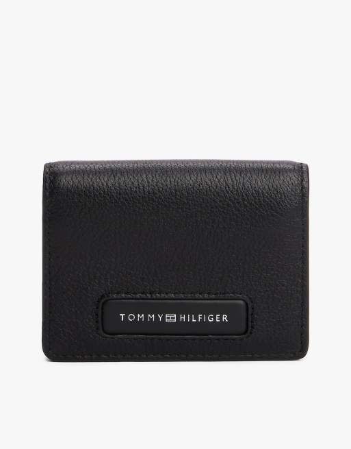 Tommy Hilfiger - Porte-cartes à logo - Gris foncé