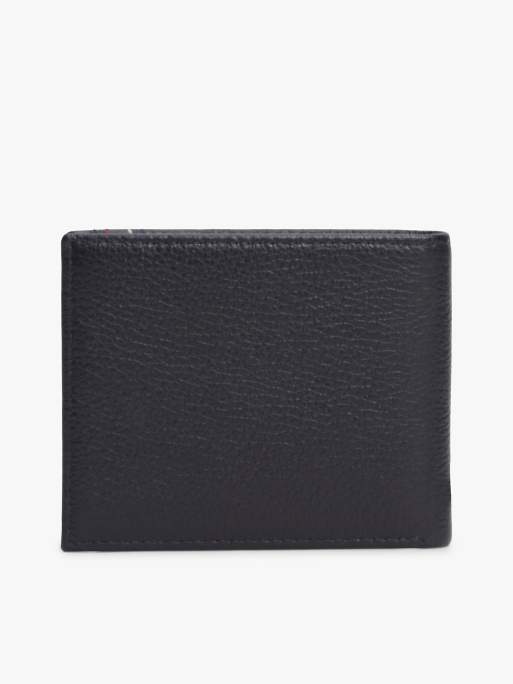 Tommy Hilfiger - Porte-cartes en cuir à deux volets - Bleu foncé, 4 de 4